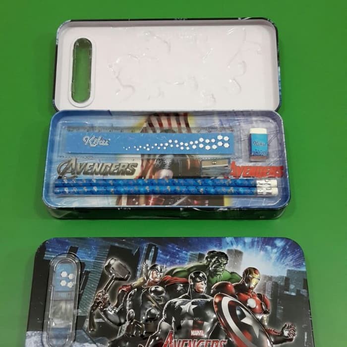 

Tempat Kotak Pensil Kaleng SD 03 AV Avengers 2 Susun