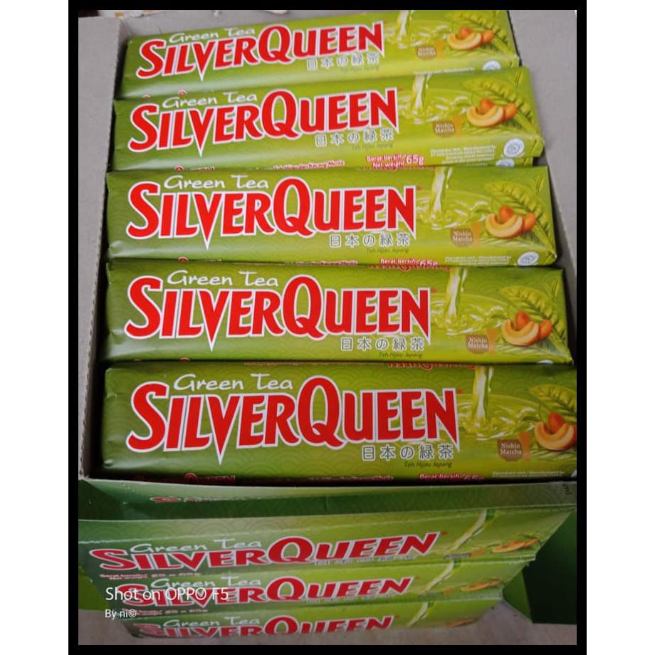 

0Rx1 Snack Coklat Silverqueen Green Tea 65Gr Silver Queen Green Tea Halal 30Hy