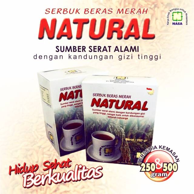 

[NATURAL] Serbuk Beras Merah Sumber Serat Alami / Agen Nasa