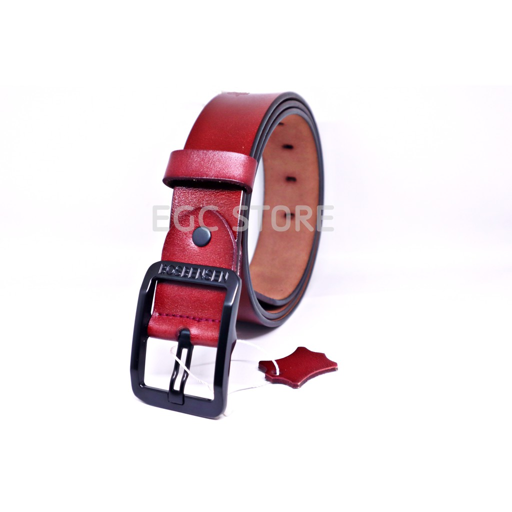 Ikat Pinggang Pria Kulit ASLI / Sabuk Pria Bahan Kulit / Man Leather Belt - FAS-241