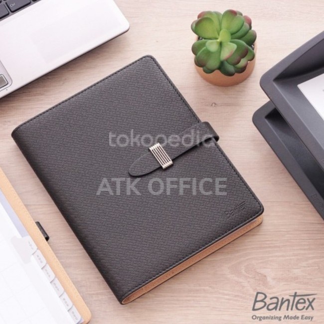 

[RESTOCK] Buku agenda Kerja planner kulit mewah - Hitam