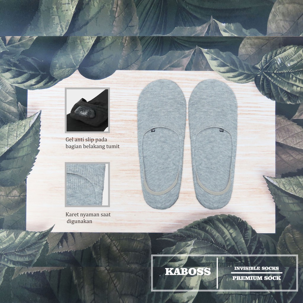 Kaboss Kaos Kaki Pendek Hidden Socks / Balet/ Invisible Socks 2