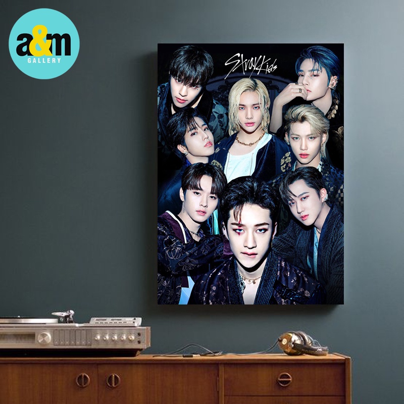 Poster Kayu STRAY KIDS Hiasan Dinding Dekorasi Kamar I Poster Kayu K-POP Dekorasi Kamar - A&amp;M