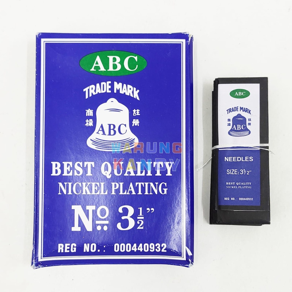 JARUM KASUR ABC BIRU 3,5&quot; DUS