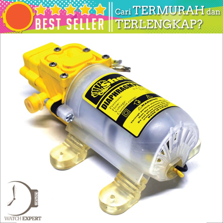 COD Pompa Air High Pressure 24V Untuk Cuci Mobil dan Irigasi Taman