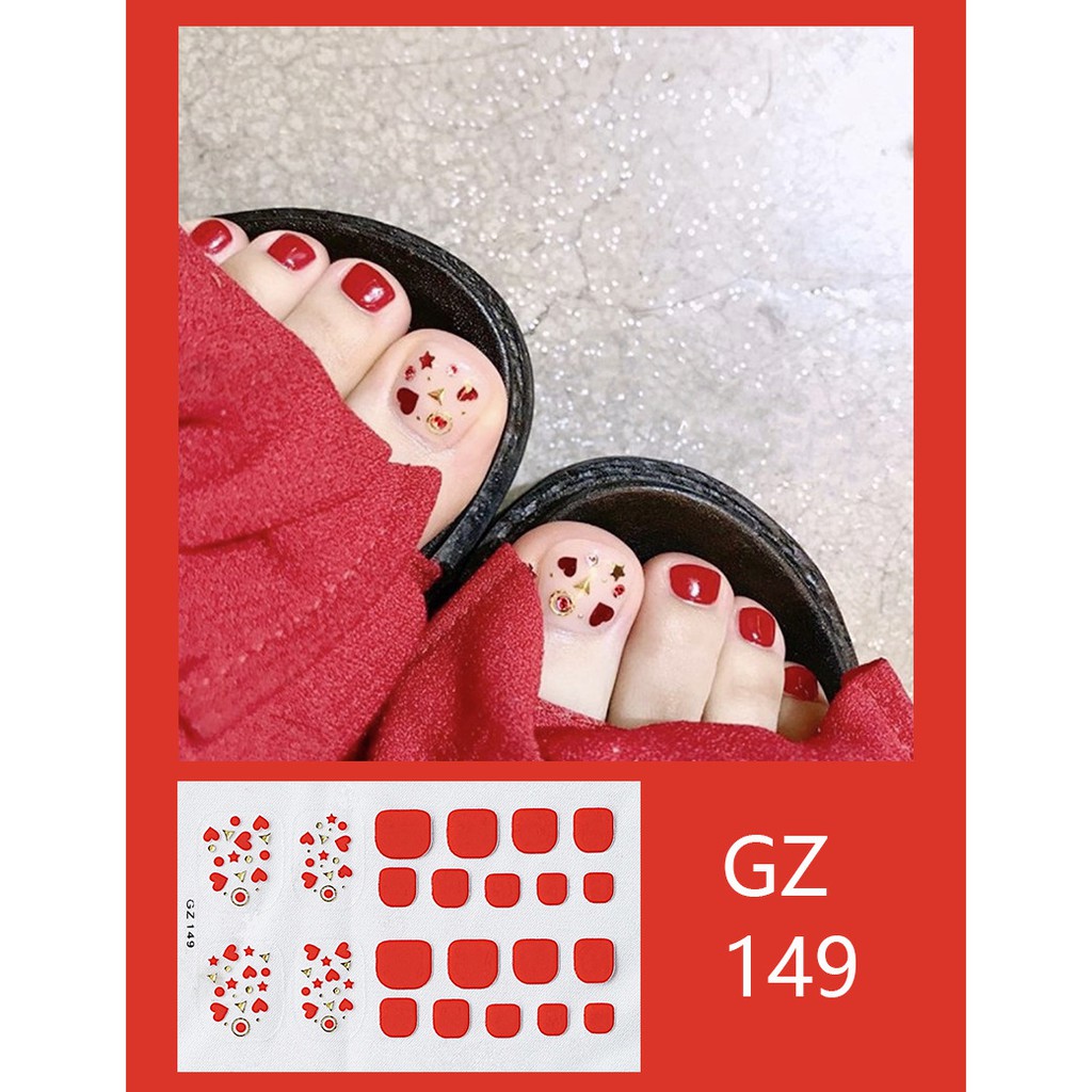 Gz066-081 Stiker Kuku Palsu 3D Bahan Akrilik Untuk Nail Art