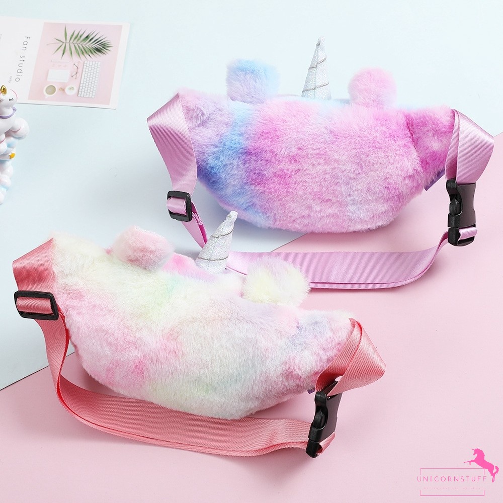 Tas Dada Unicorn Pinggang Unicorn Waist Bag Anak Unicorn Pergi Selempang Kado Hadiah Cewek Perempuan