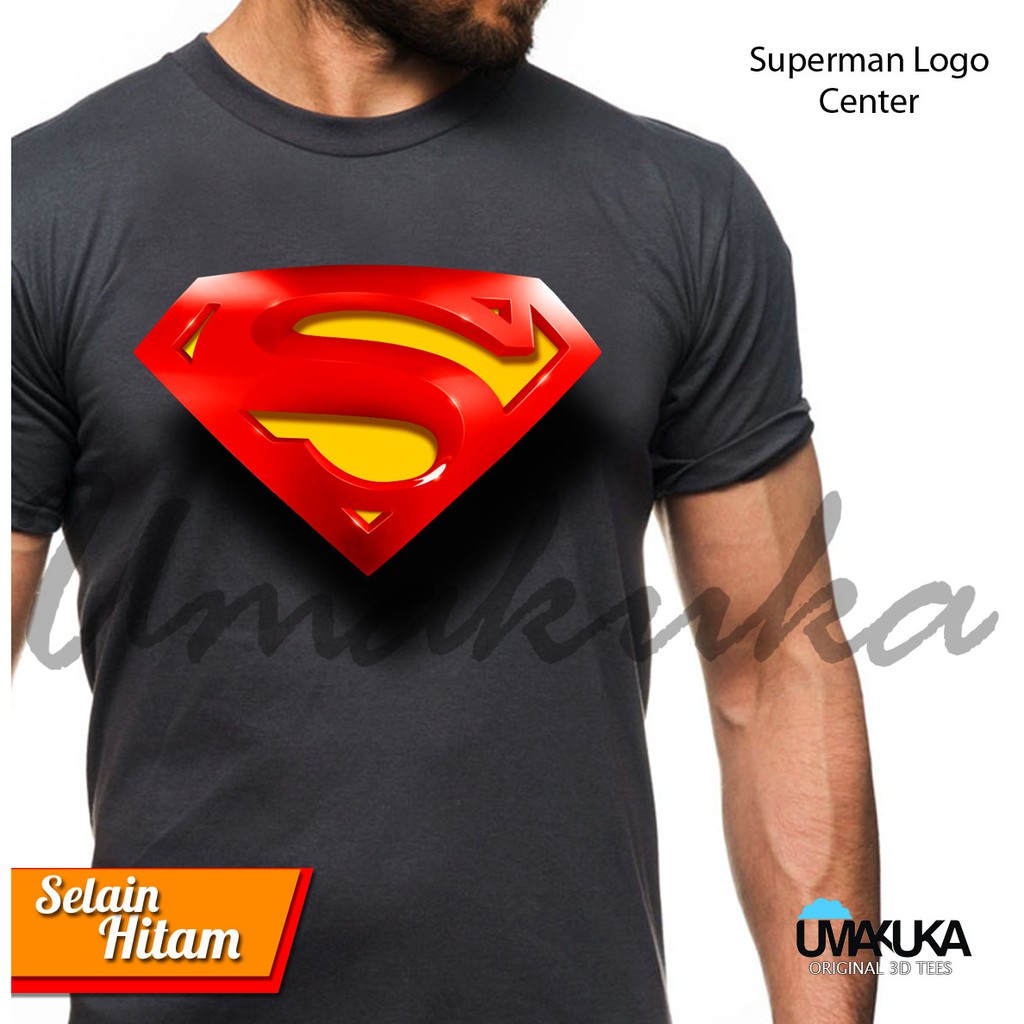 KAOS 3D UMAKUKA ORIGINAL - SUPERMAN LOGO CENTER