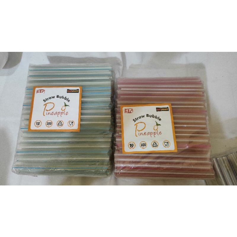 Sedotan BOBA BUBLE Plastik/ Sedotan POP ICE