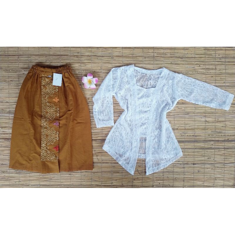 [set] kebaya anak +kamen jadi anak/ kebaya bali anak/kamen jadi anak