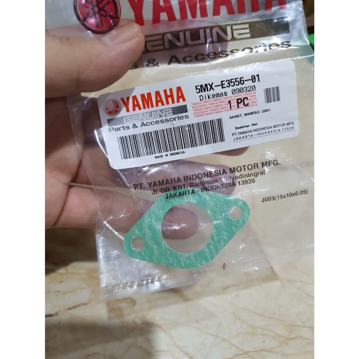 PAKING INTEK MANIFOL MANIPOL MIO ASLI ORI YAMAHA 5MX-E3556-01