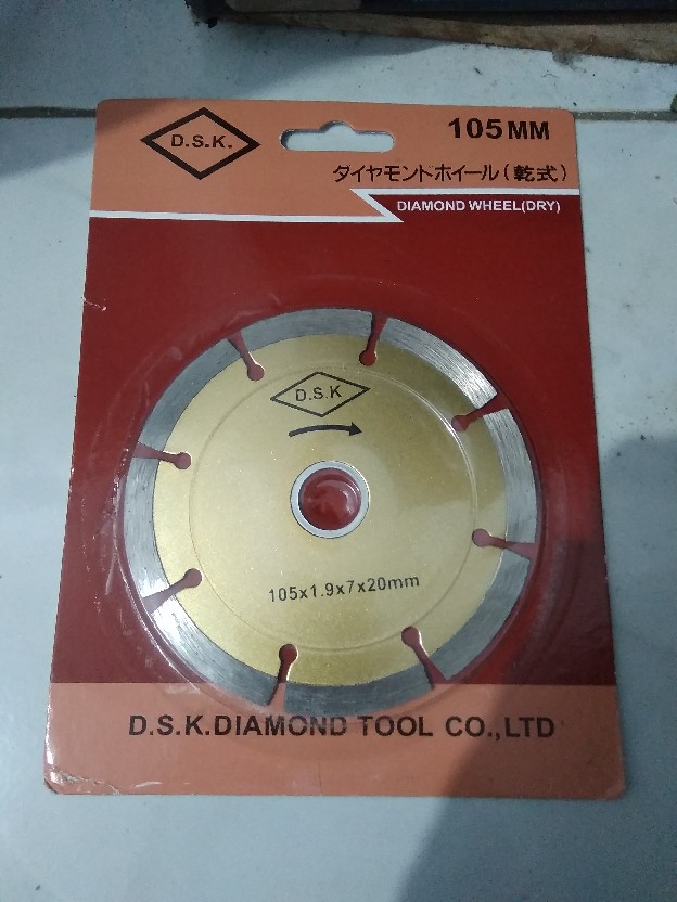 Mata Potong Keramik / Mata Gerinda Potong /cutting Wheel 4 Dsk /diamond Wheel Dry