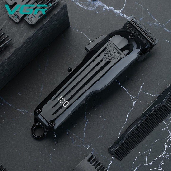 133 Cukuran Rambut VGR V-282 - Hair Clipper Stainless Steel Rechargeable Cordless