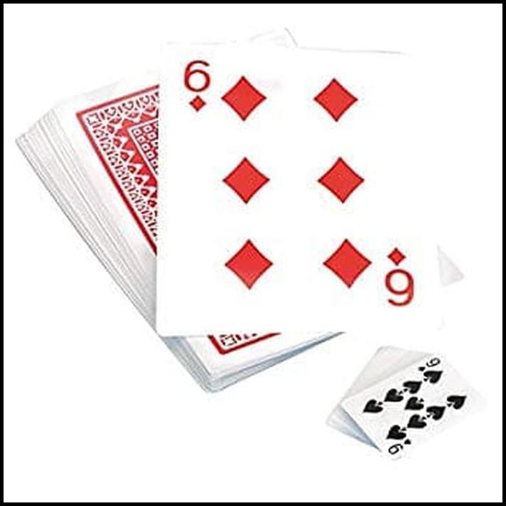  Kartu  Remi  Dengan Laminating Playing Card Plastic Coated 1set