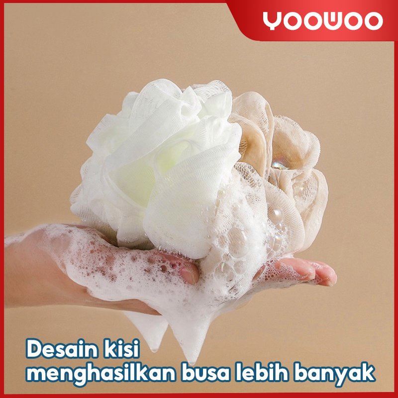 Sponge mandi / Shower Puff  / Sponge Busa Bagus /Spons Mandi Pendek