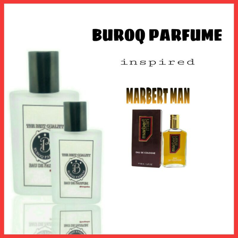 PARFUM PRIA MARBERTMEN / MARBETMEN / MARBERTMAN / MARBET MEN AROMA WOODY SEGAR CYTRUS WANGI TAHAN LAMA by BUROQ PARFUM