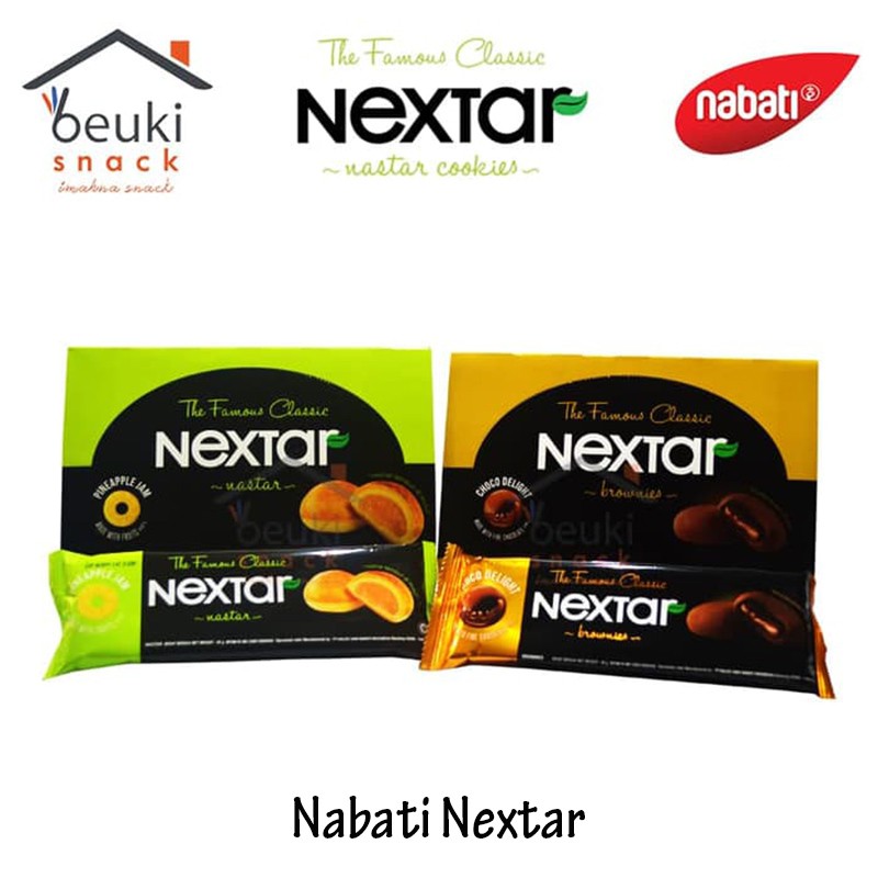 Nabati Nextar Biskuit Brownies Lembut - 10pcs X 42gr