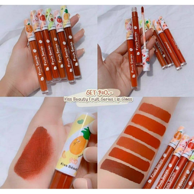 LIPCREAM LIPSTICK LIPMATTE FRUIT SERIES THAILAND ORIGINAL