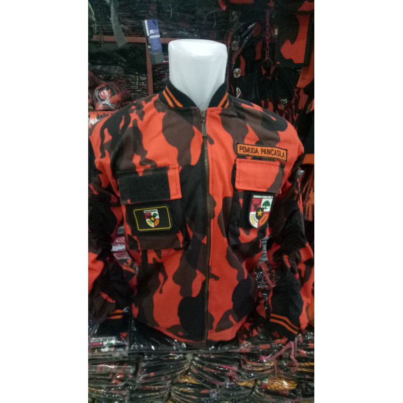 Jaket Pemuda Pancasila semi kulit bagian belakang punggung