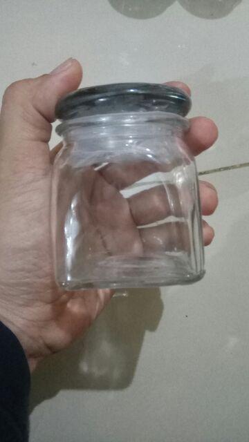 Keke Jar Kaca Mini 150 Ml / Toples Beling Mini Kedap Udara 150 Ml