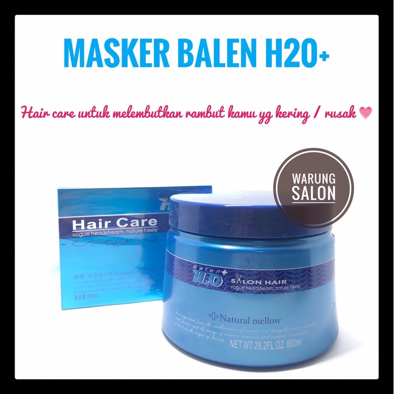 Masker rambut Balen + Hair Care H20