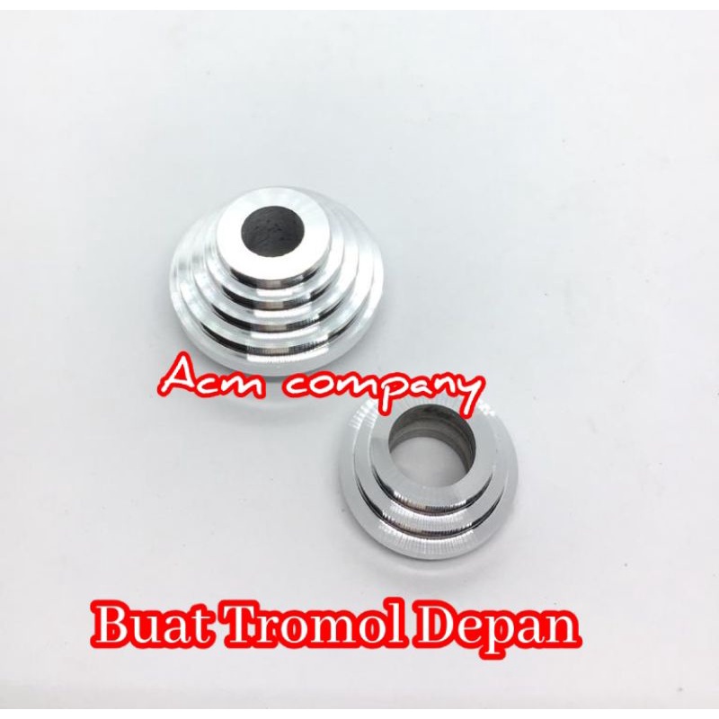 Fulset Bosh Bos Boshing Roda Tromol Variasi Chrome Buat Rx king - Depan Belakang Rxking-2