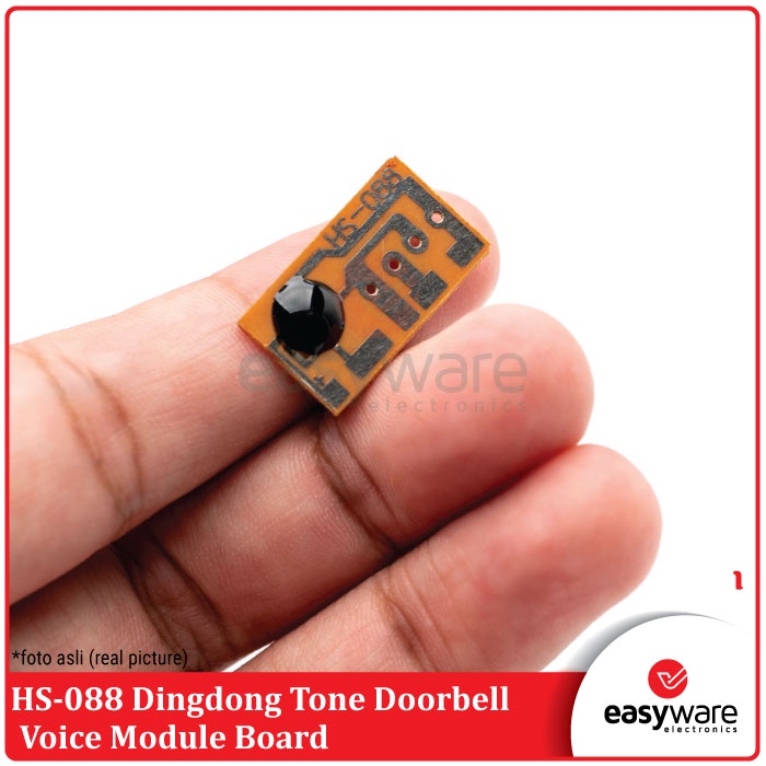 HS-088 Dingdong Tone Doorbell Music Voice Module Board IC Suara Chip