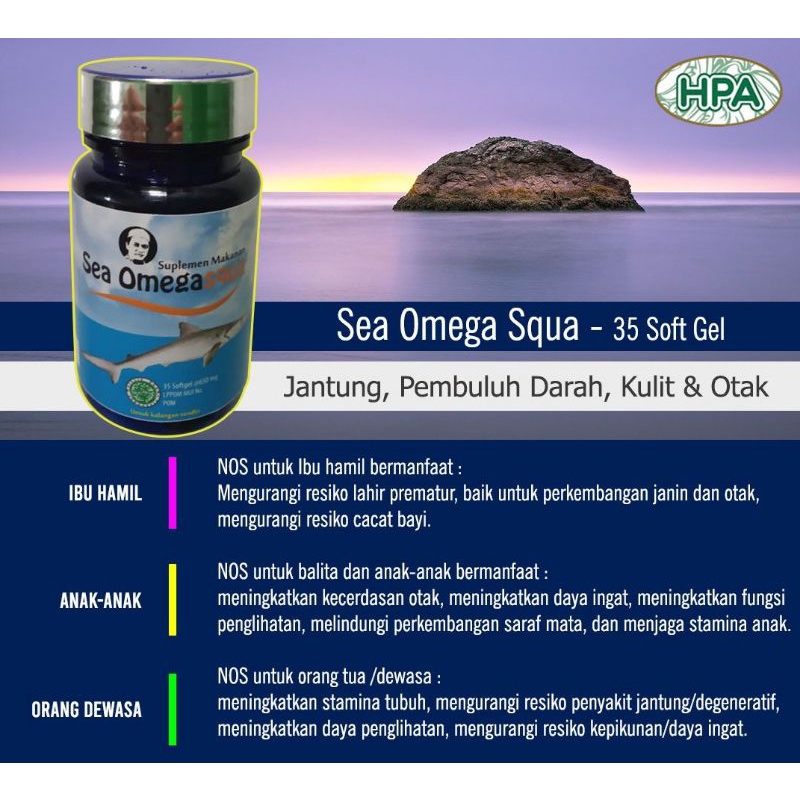 Sea Omega Squa HPA Pak Haji (new shark oil squa)