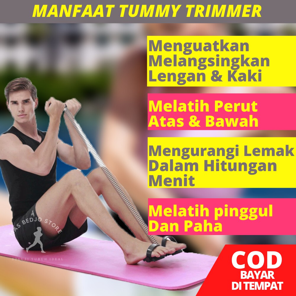 ALAT FITNESS DI RUMAH ALAT OLAHRAGA ALAT FITNES TUMMY TRIMMER HG09