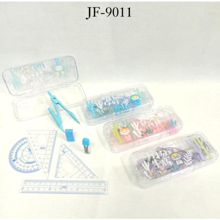 

PROMO JANGKA SET / MATH SET 7 IN 1 KARAKTER FANCY JF-9011. TERMURAH