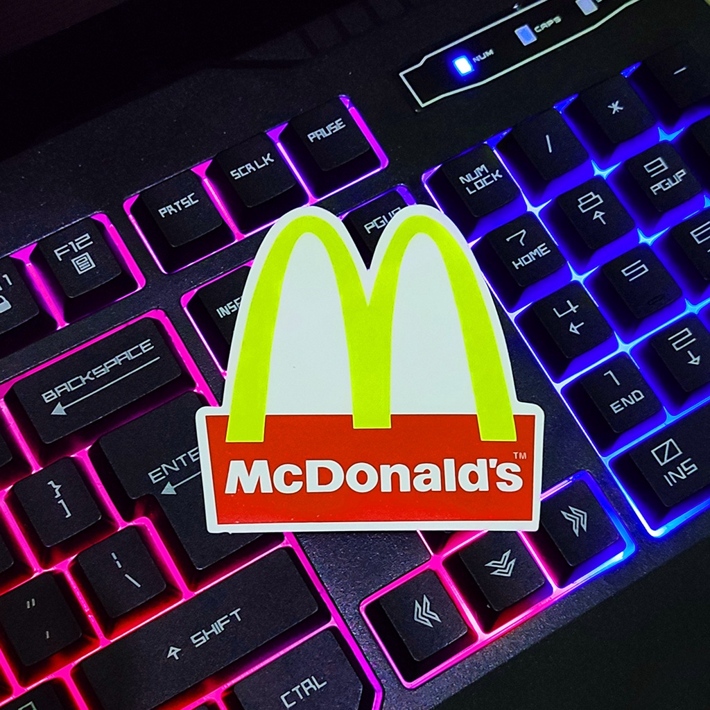 Stiker Aesthetic MC DONALD | STIKER TUMBLER HP | STICKER AESTHETIC