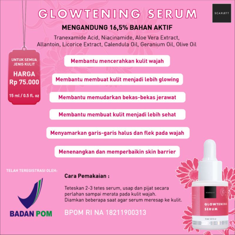 Serum Scarlet Glowtening