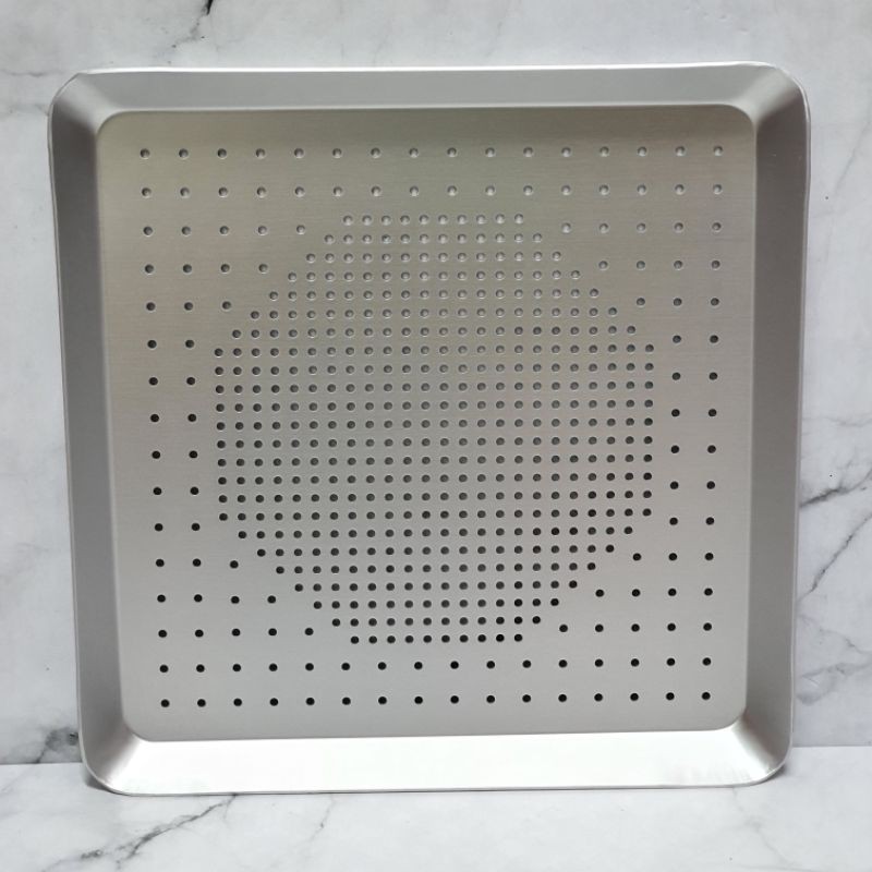 Square Perforated Baking Tray / loyang kue kering lubang bolong