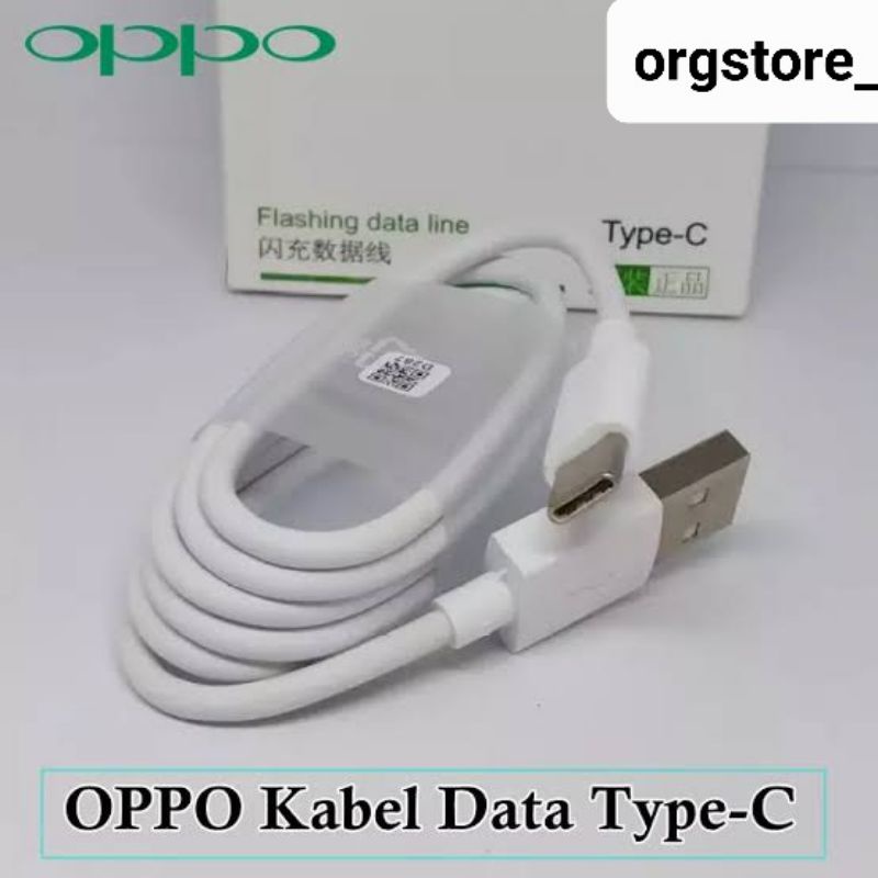 Kabel Data OPPO Type C Original Fast Charging