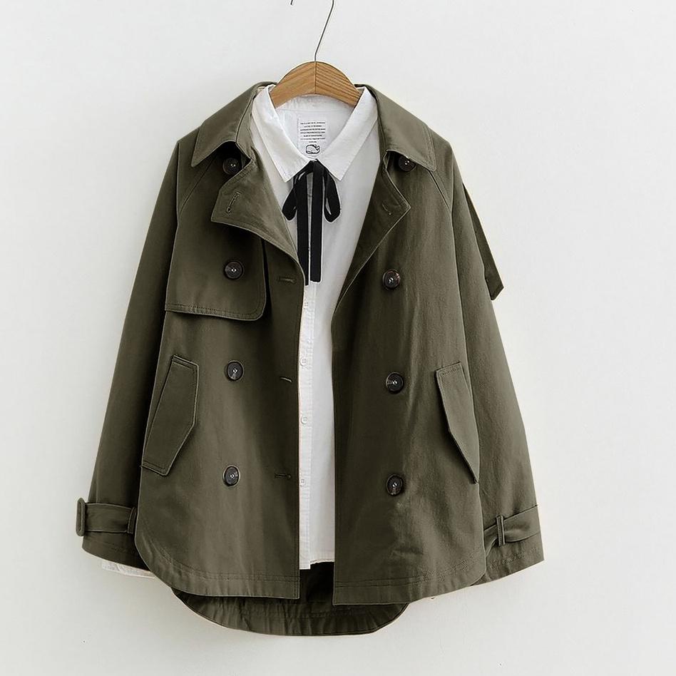 (Recomended) Vallina Outfit - Outerwear Alta Jaket Semi Parka Wanita Korean Jacket Fashion Muslim Ko