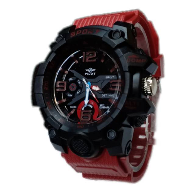 Jam Tangan Pria Fashion Kasual Sporty Anti Air P-1543 Crono Off