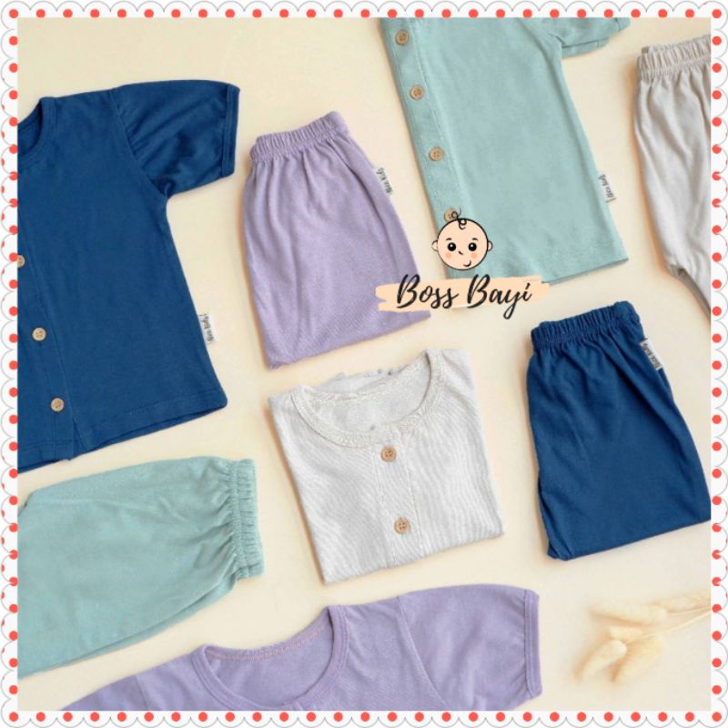 NICE KIDS - Casual Button Set / Setelan Bayi &amp; Anak