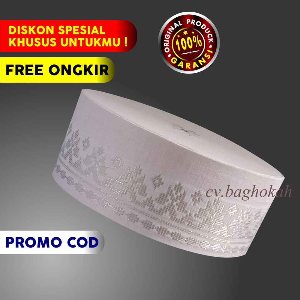 Peci kopyah dewasa Songkok bukan turki kopeah rotan pakistan bayi laki laki hitam putih polos dewasa