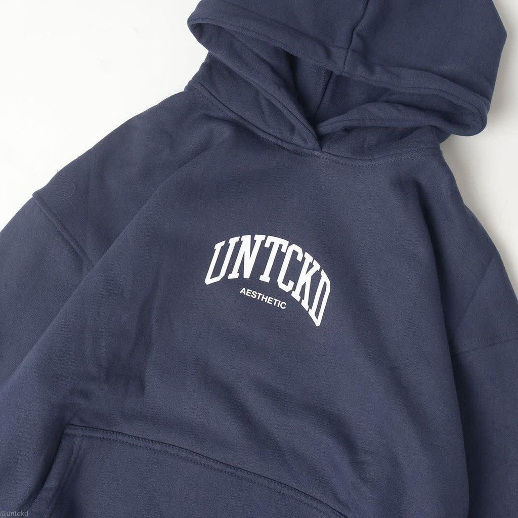 Hoodie jumper UNTCKD AESTHETIC NAVY TERBARU