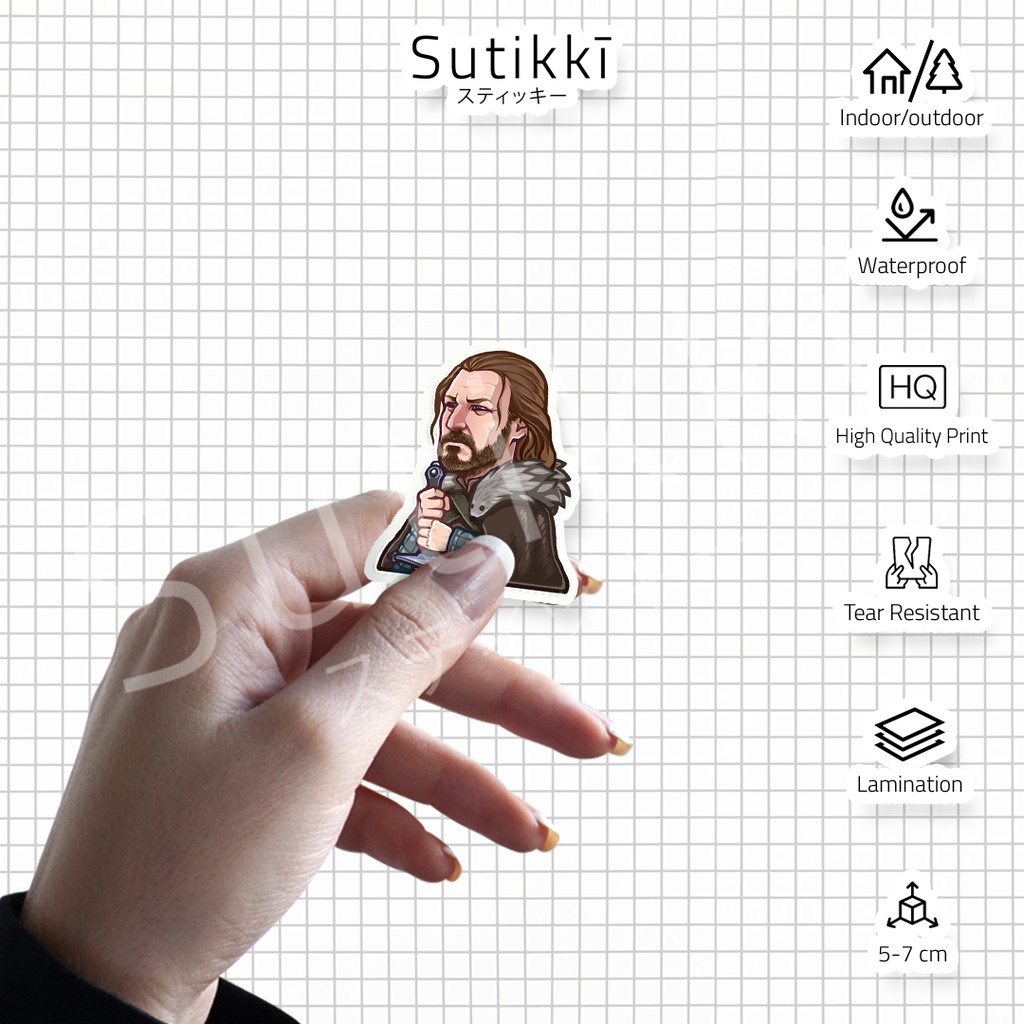 Sutikki | Sticker Pack Game of Thrones Stiker Laptop Aesthetic | TV Series HBO Film Seri Film