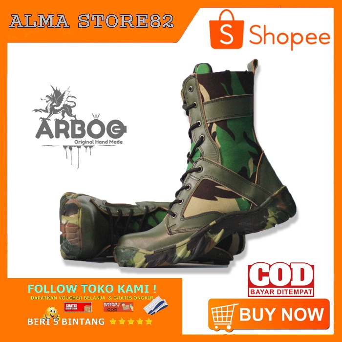 Septu pdl tni ARMY PDL RAIDER LORENG MALVINAS sepatu pdl pdl polri pdl TNI AU AD