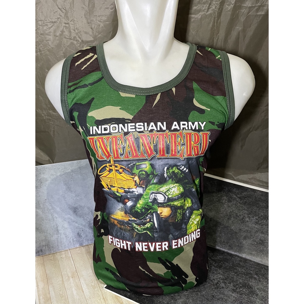 Singlet Loreng Infanteri | Singlet Loreng | Singlet Malvinas Infanteri