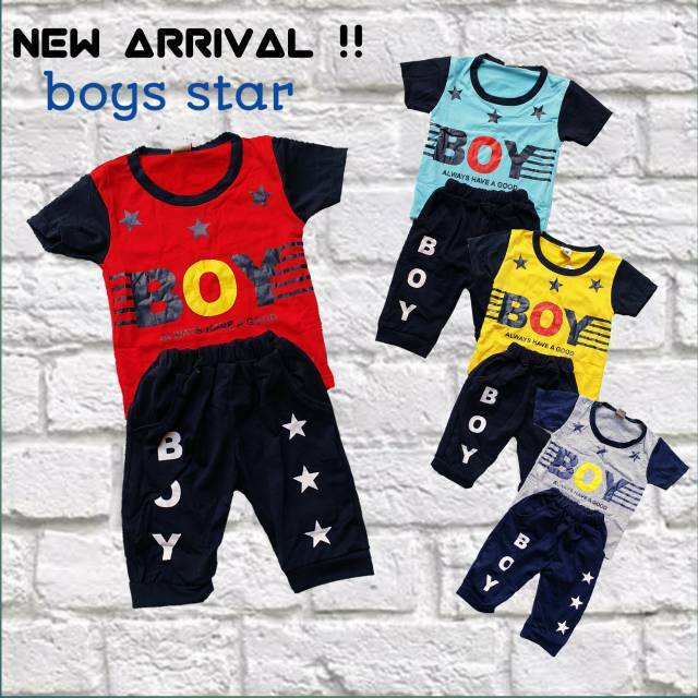 ho MAX BOYS STAR  Setelan Anak  Laki Baju  Bayi  Cowok Bahan 