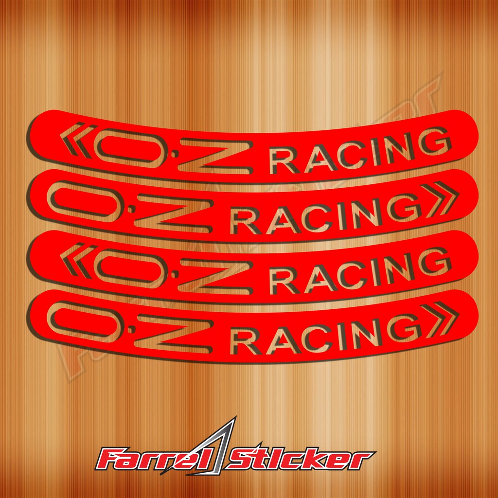 stiker velg sticker OZ racing