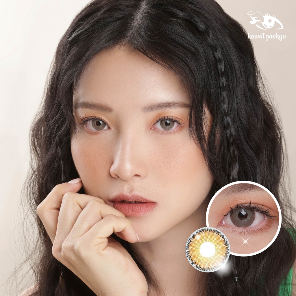 KawaiGankyu Softlens - Voxie Orion Hazel (1botol)