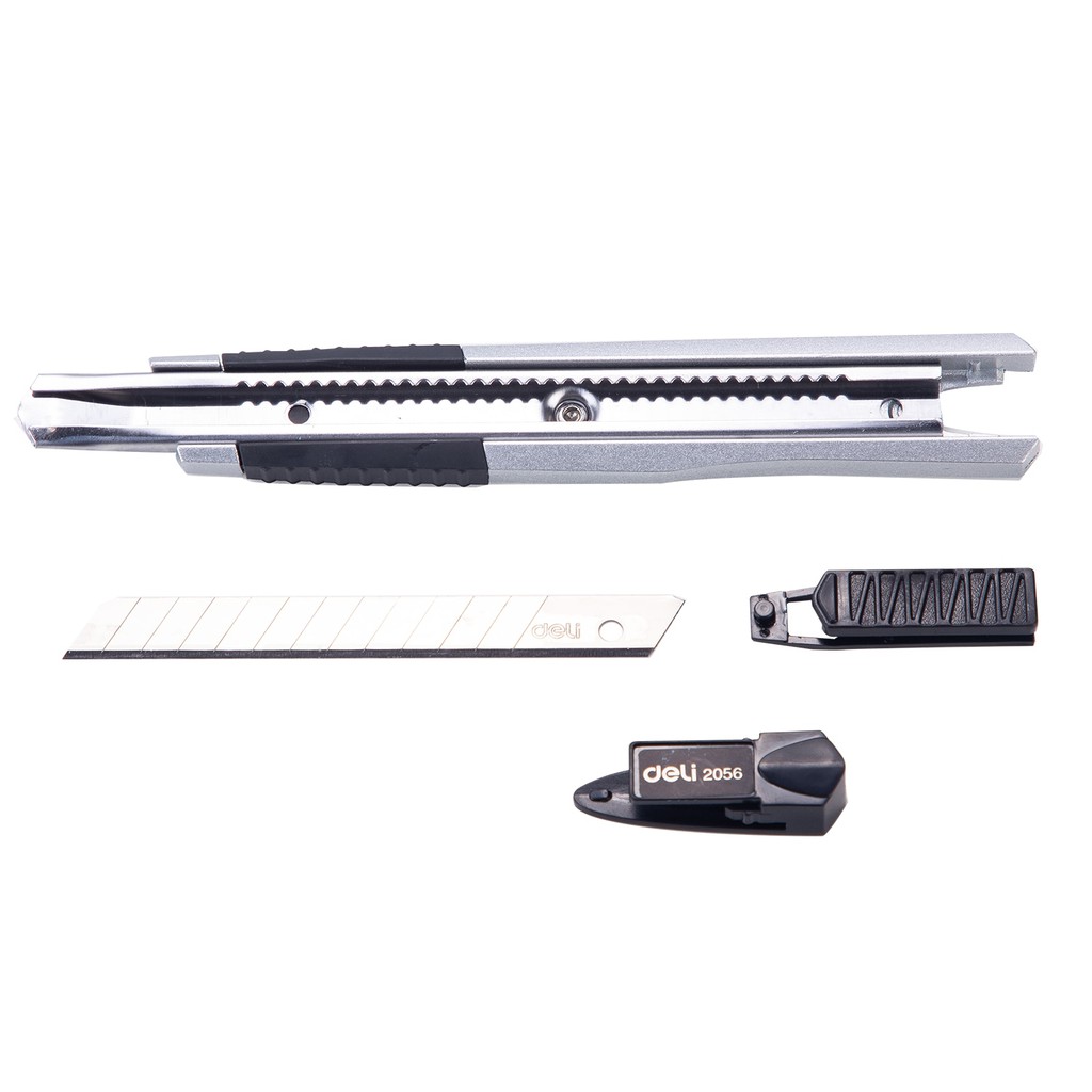 Deli Cutter dengan pisau baja SK5 dan sistem kunci otomatis untuk penggunaan yang aman E2056