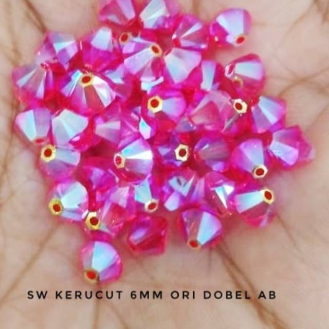 Swarovski Kerucut 6mm original lusinan