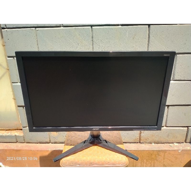 MONITOR LED ACER BACKLIGHT KG24Q 24 INCI RESOLUSI FULL HD HDMI MULUS