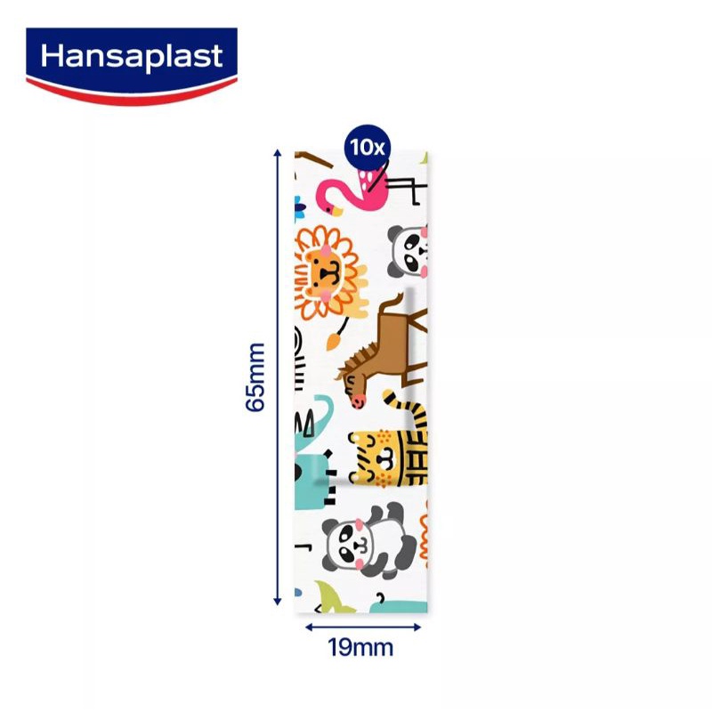 Hansaplast plaster luka anak junior fun kain elastis /hansaplas plester anak bayi 10 lembar