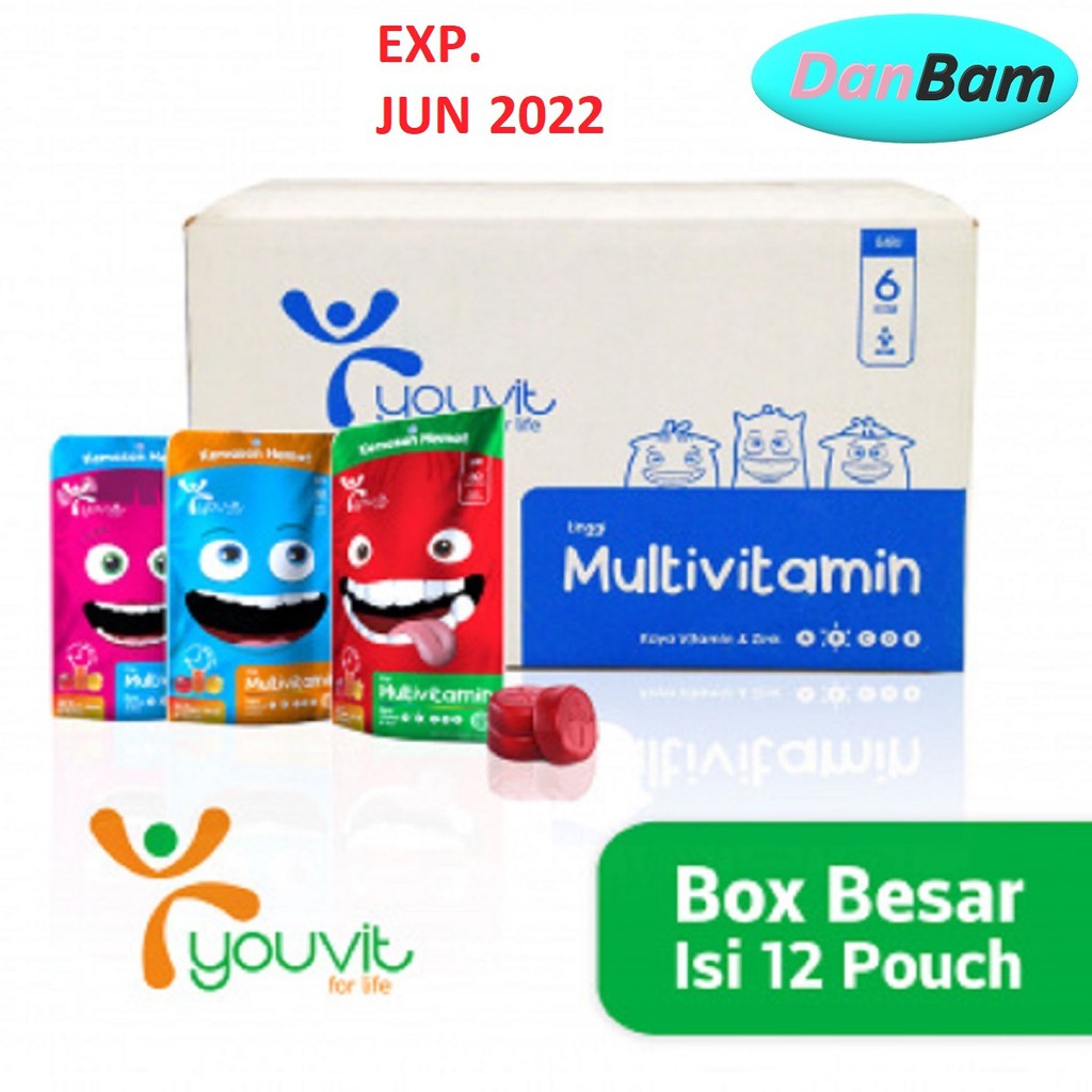 1 Box Isi 12pcs Youvit Anak 30s